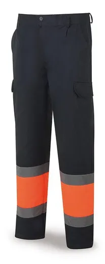 388PFN/A PANTALON ALTA VISIBILIDAD AZUL NARANJA