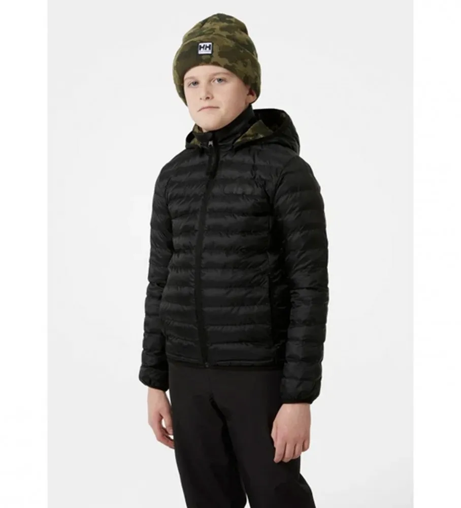 Abrigo Jr Infinity Insulator negro, camuflaje