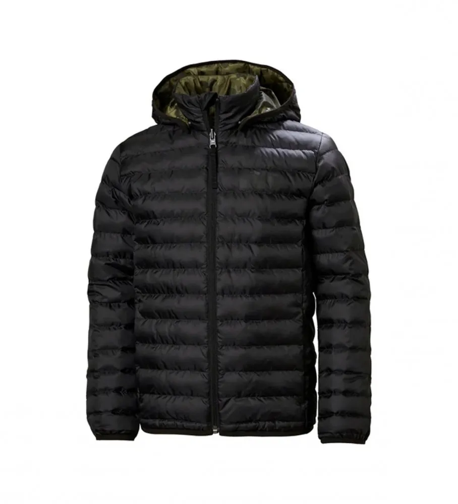 Abrigo Jr Infinity Insulator negro, camuflaje