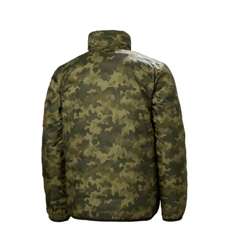 Abrigo Jr Infinity Insulator negro, camuflaje