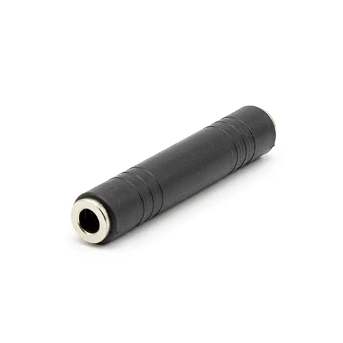 Adaptador Audio Estereo Jack 6.35 Hembra  Gris