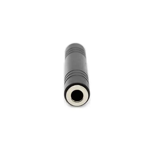 Adaptador Audio Estereo Jack 6.35 Hembra  Gris