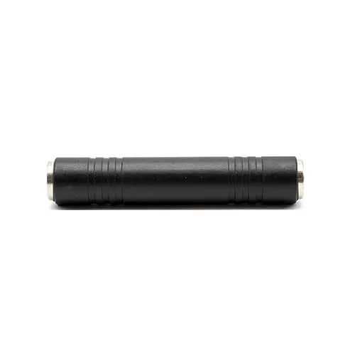 Adaptador Audio Estereo Jack 6.35 Hembra  Gris