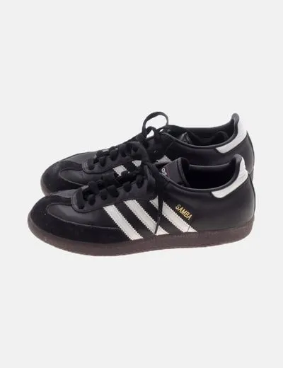 Adidas Zapatillas negras rayas