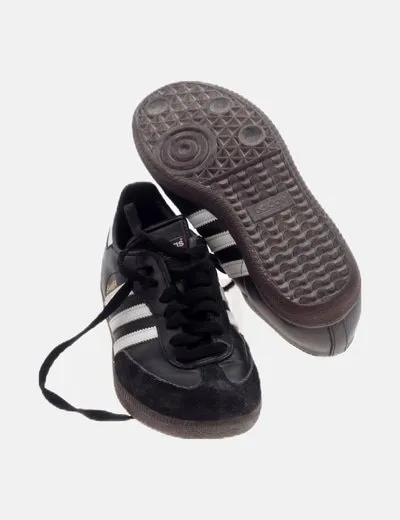 Adidas Zapatillas negras rayas