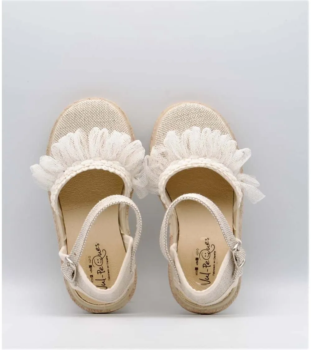 ALPARGATA VULPEQUES TULL BEIGE