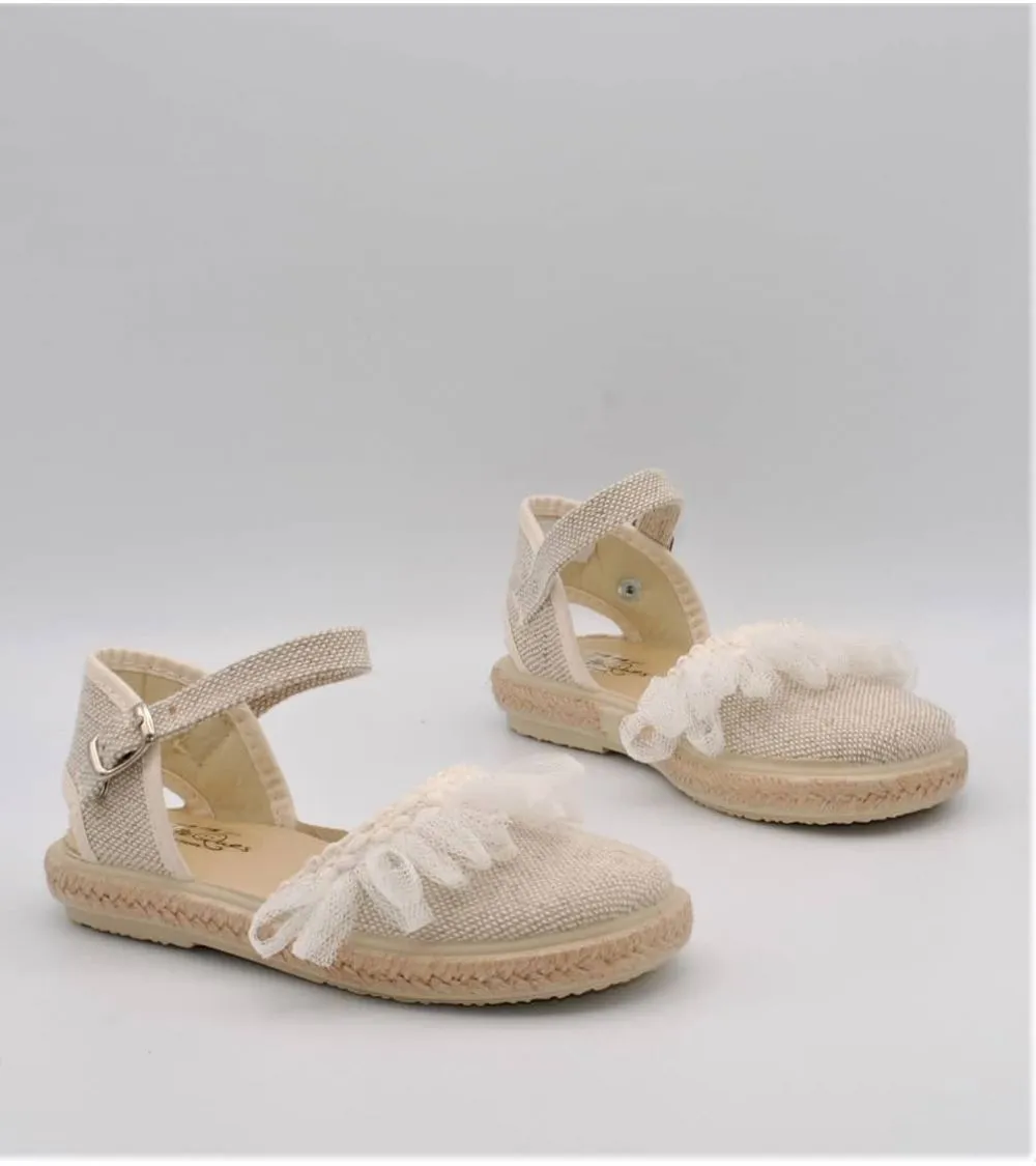 ALPARGATA VULPEQUES TULL BEIGE