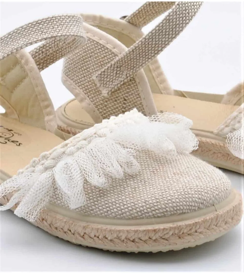 ALPARGATA VULPEQUES TULL BEIGE