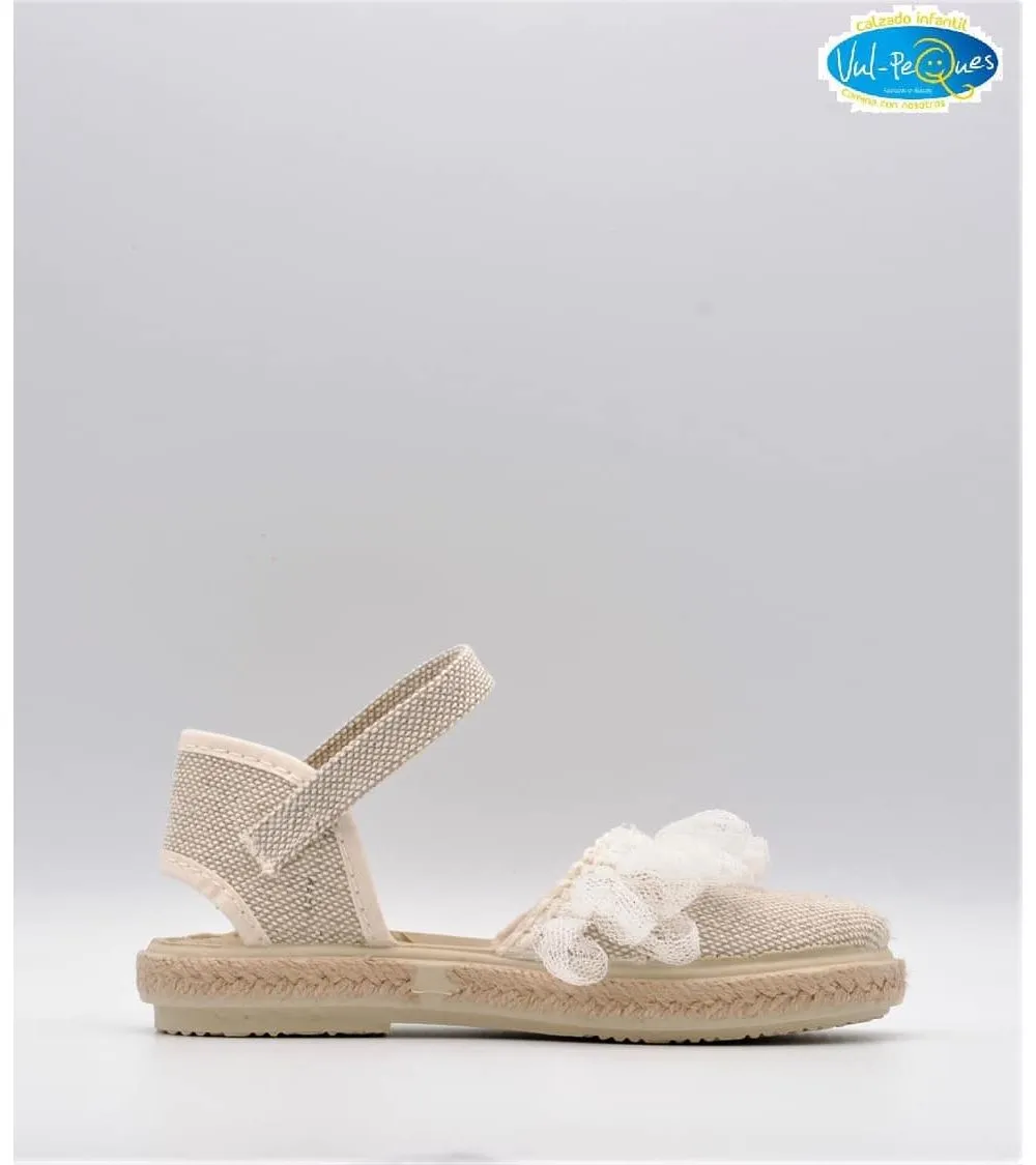 ALPARGATA VULPEQUES TULL BEIGE