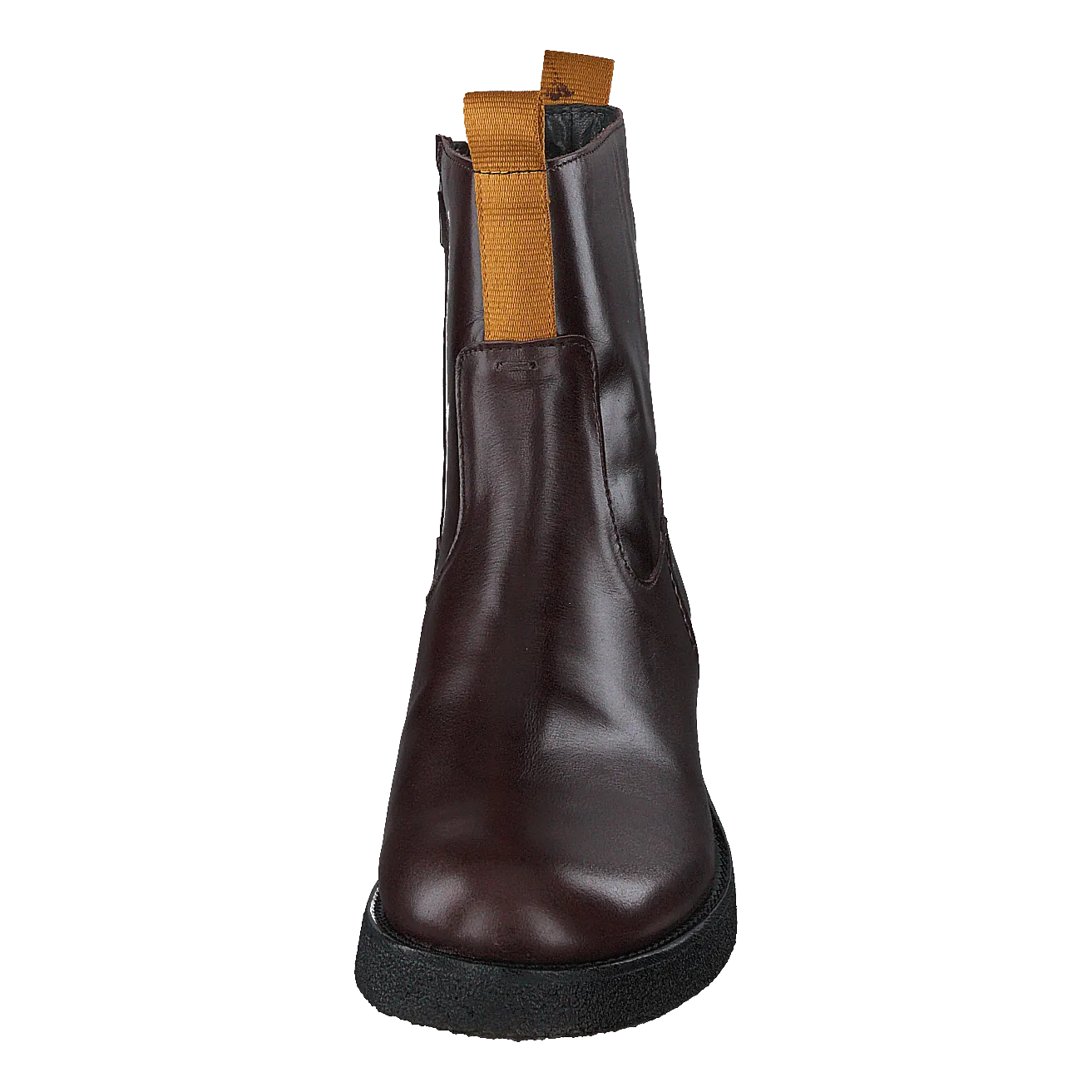 Angulus zapatos Boot With Zipper Dark Brown/mustard