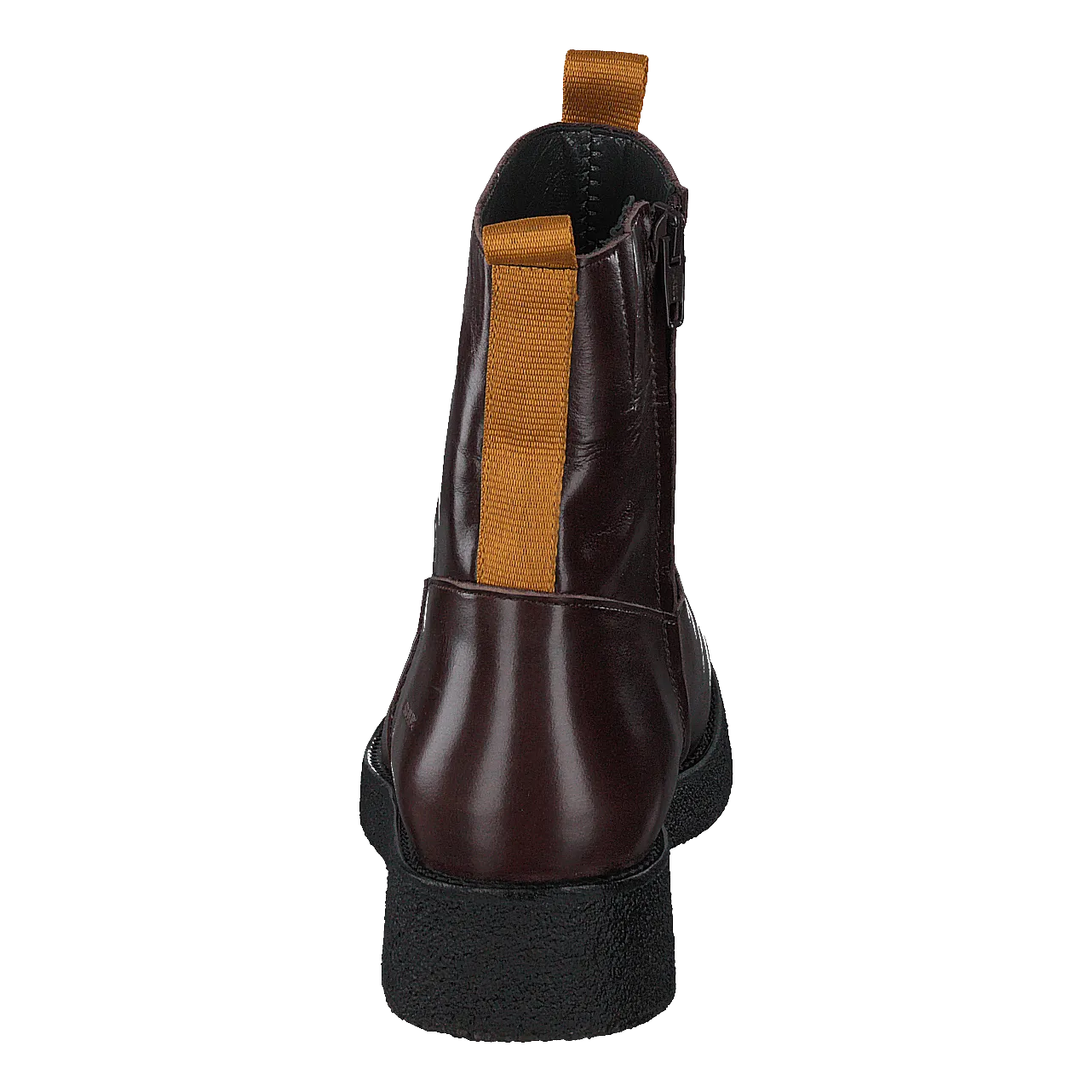 Angulus zapatos Boot With Zipper Dark Brown/mustard