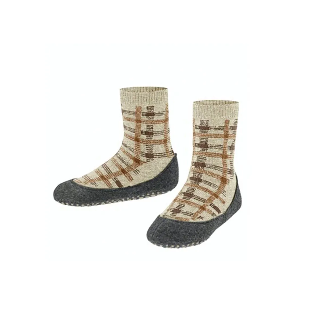 Antideslizantes Niños Falke Checked Cosyshoes para andar por casa