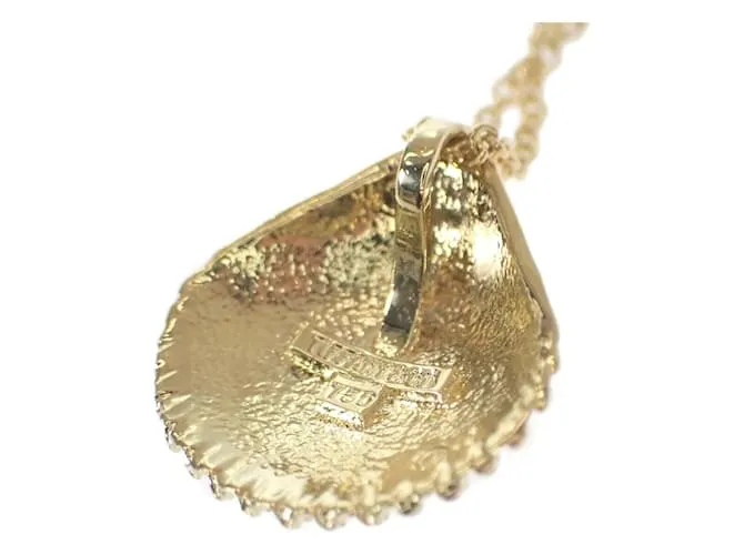 Autre Marque 18Collar con colgante de concha de oro k Dorado 