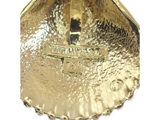 Autre Marque 18Collar con colgante de concha de oro k Dorado 