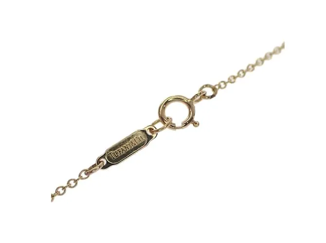 Autre Marque 18Collar con colgante de concha de oro k Dorado 