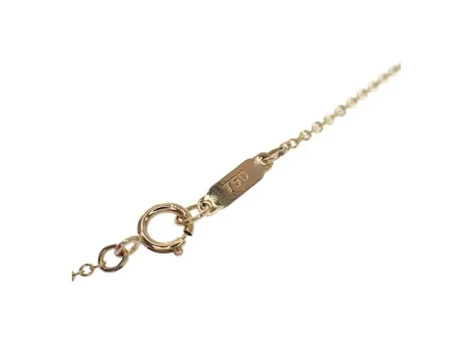 Autre Marque 18Collar con colgante de concha de oro k Dorado 