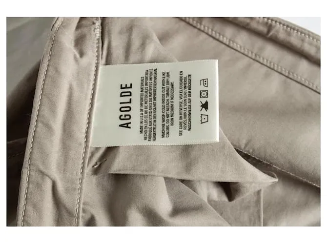 Autre Marque Pantalones cargo beige Agolde 