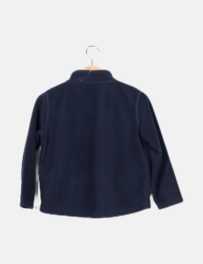 Basics Chaqueta azul polar