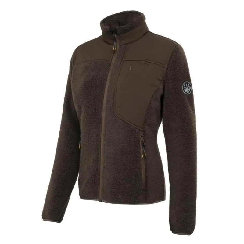 Beretta Chaqueta Polar Halifax Sherpa W Brown Bark