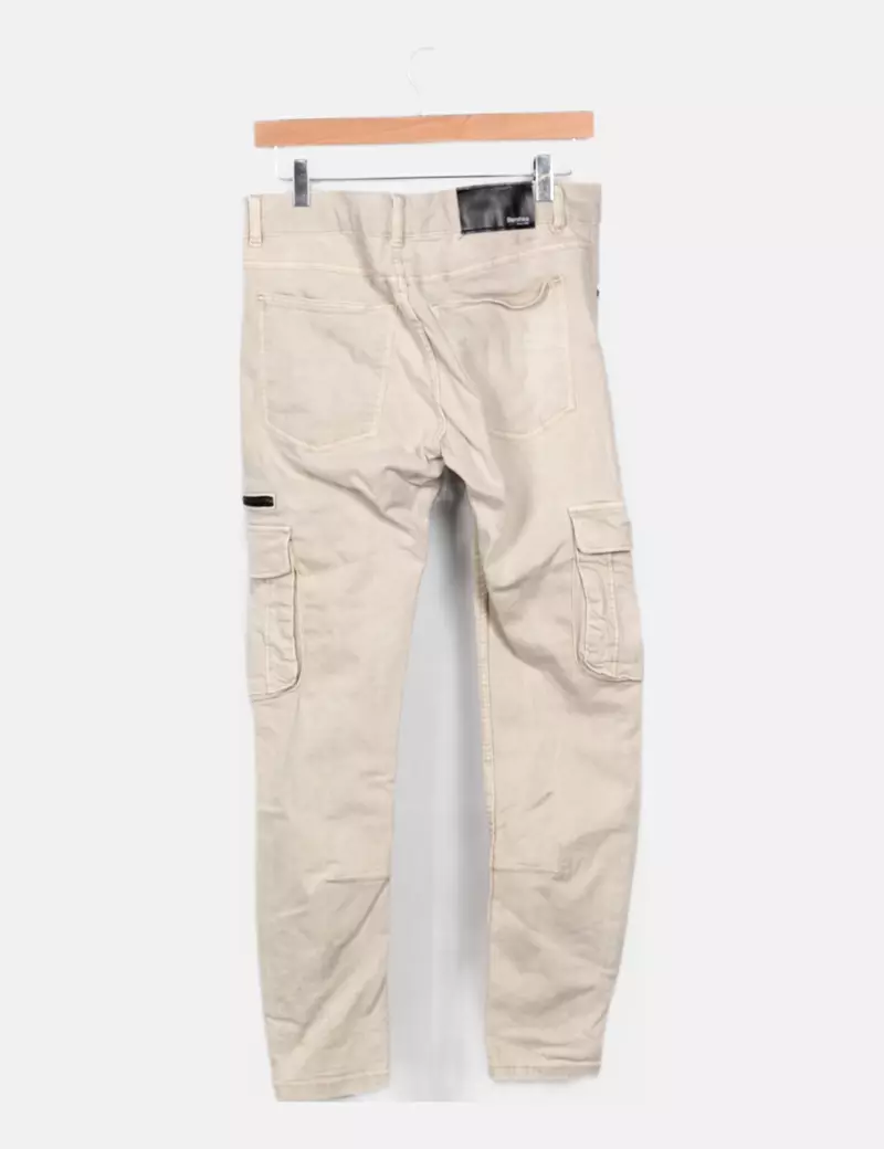 Bershka Jeans beige recto