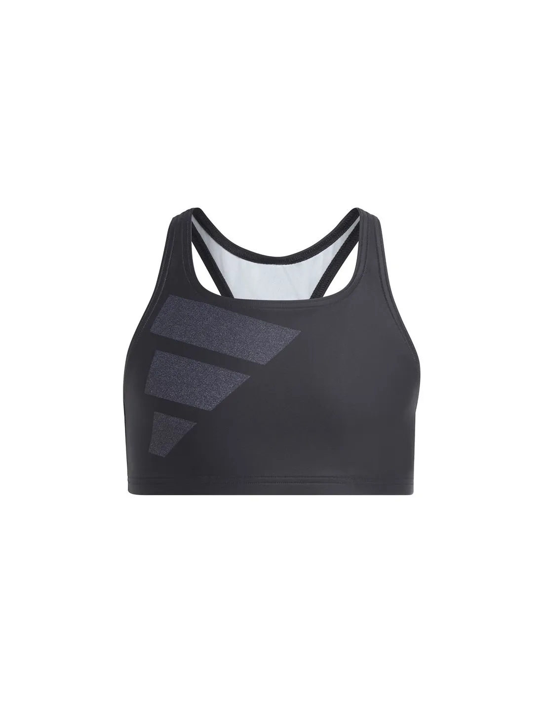 Bikini de Natación adidas Big Bars Logo Negro Niña