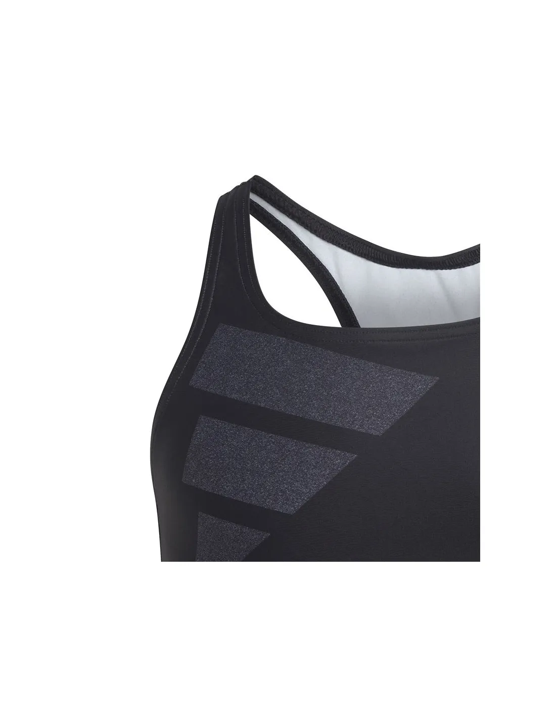 Bikini de Natación adidas Big Bars Logo Negro Niña