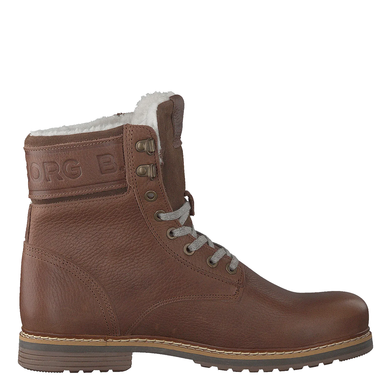 Björn Zapatos Borg Josie High Fur Dark Brown