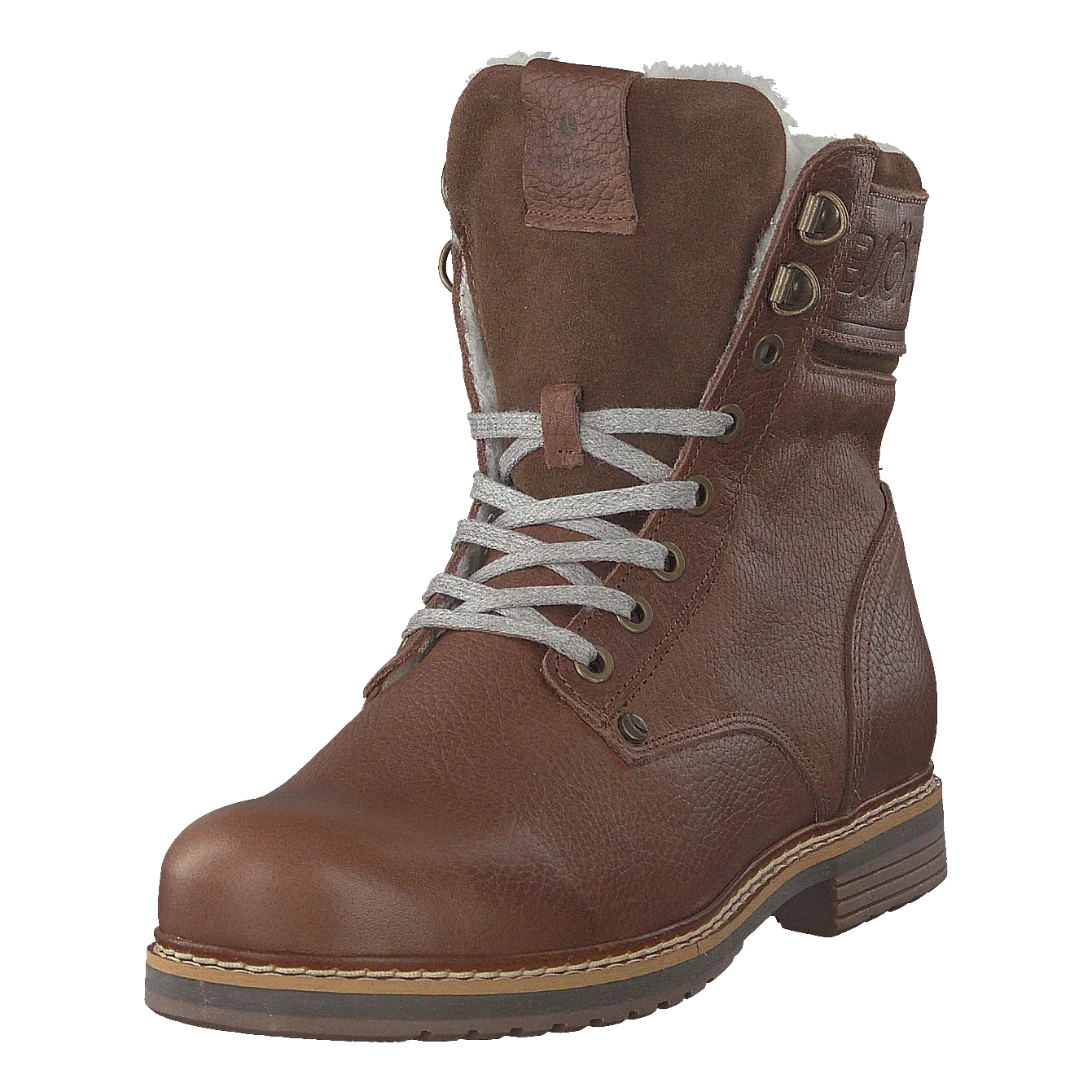 Björn Zapatos Borg Josie High Fur Dark Brown