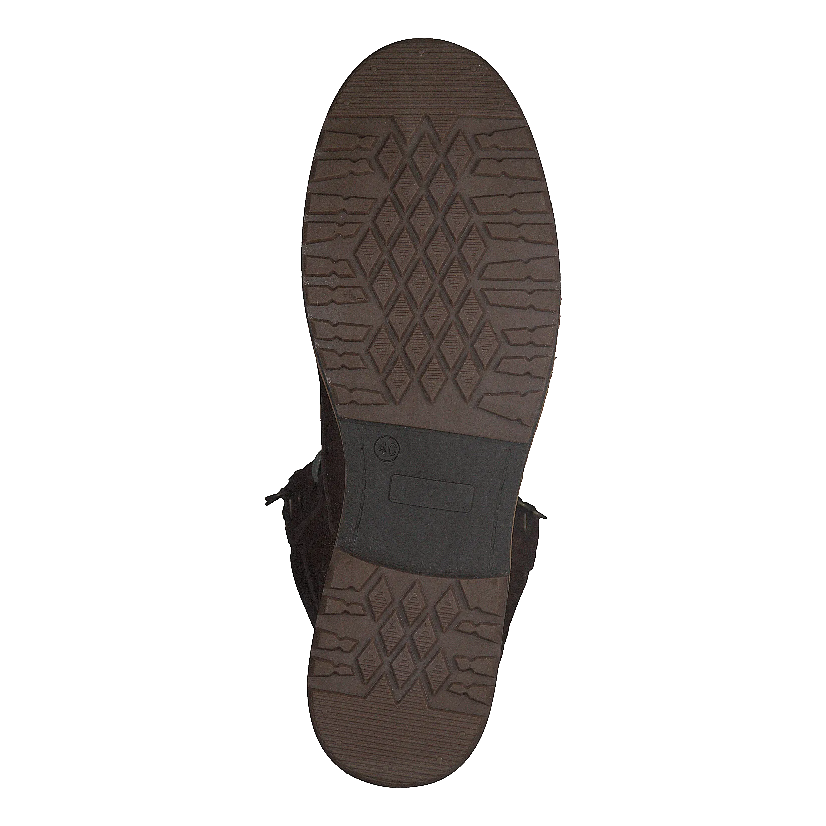 Björn Zapatos Borg Josie High Fur Dark Brown