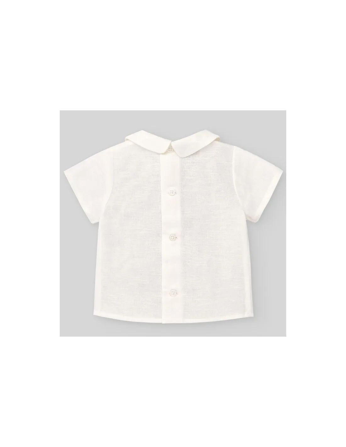 BLUSA NIÑO ENTREDOS CEREMONIA  "PAZ V24" 151277