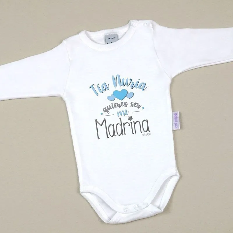 Body bebé personalizado Madrina/Padrino