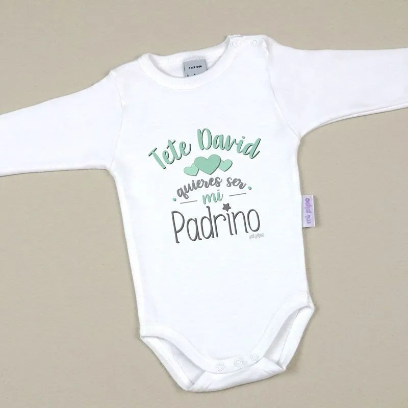 Body bebé personalizado Madrina/Padrino