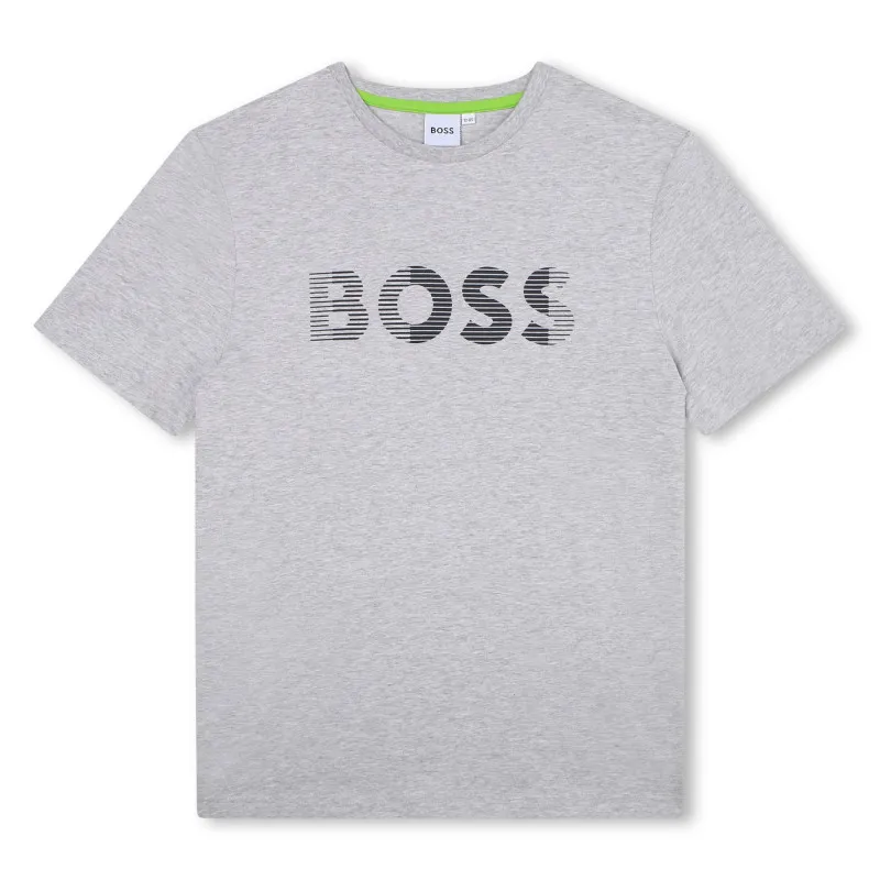 BOSS Camiseta de algodón con logo