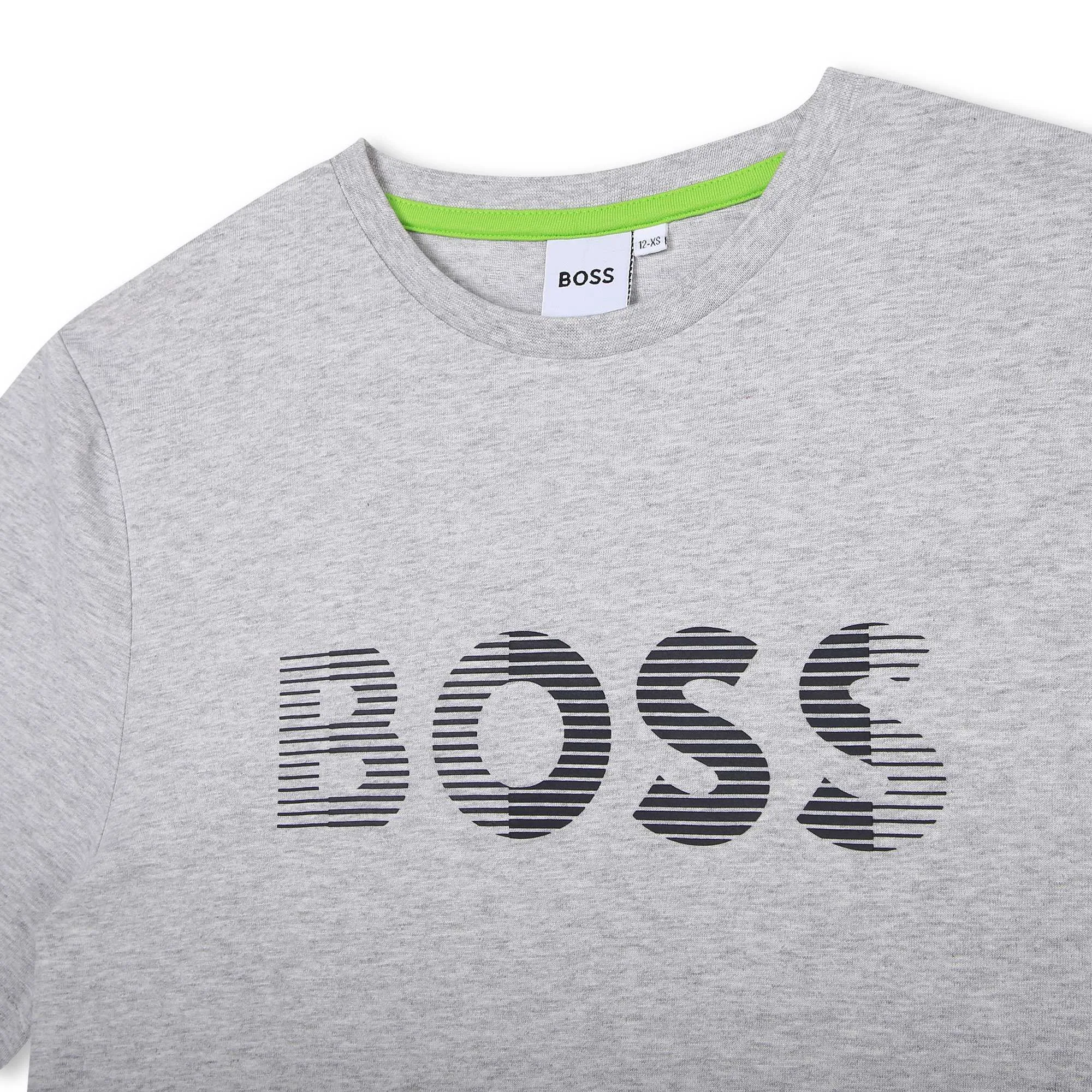 BOSS Camiseta de algodón con logo