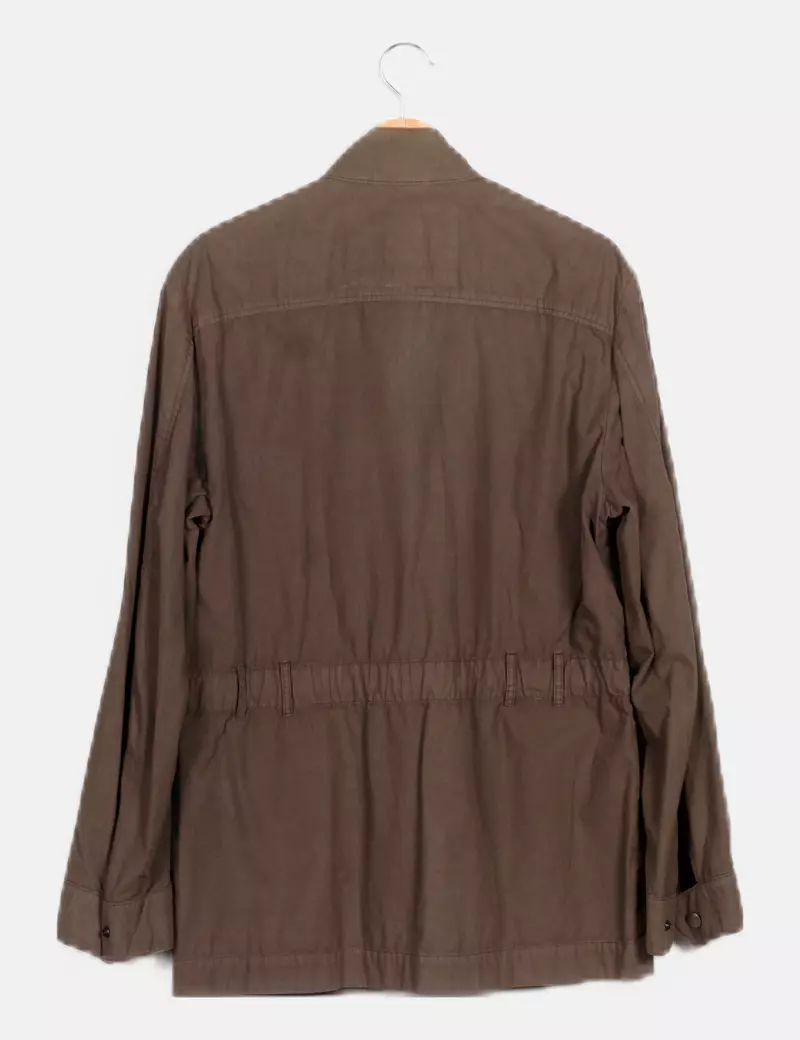BOSS Chaqueta marrón básica