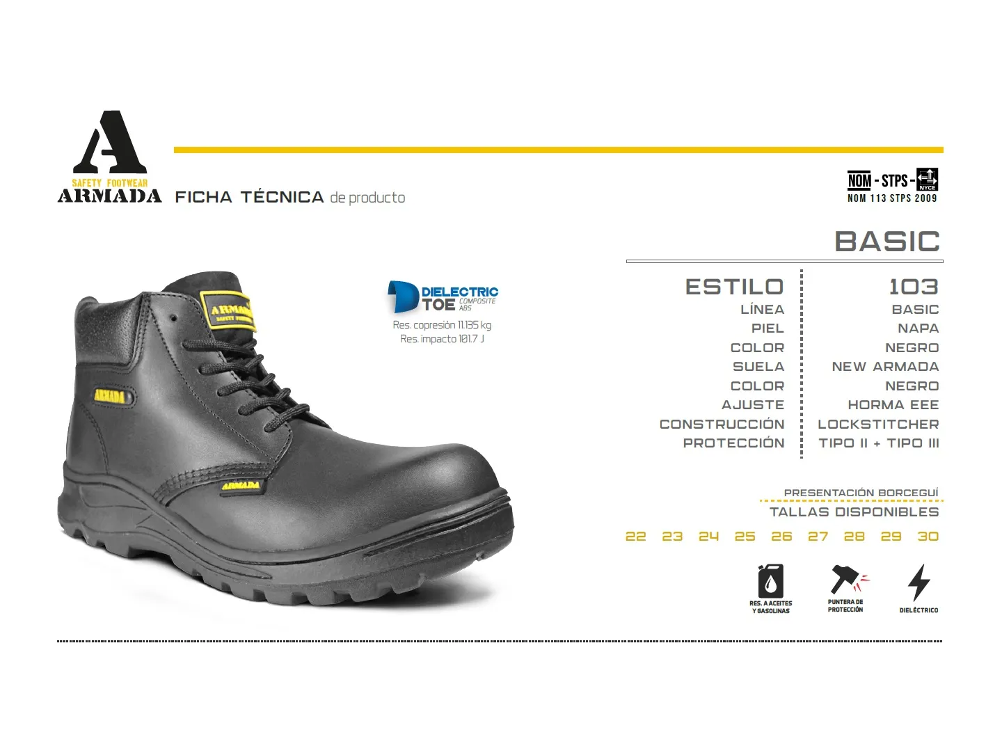 Botas Armada Napa Para Hombre