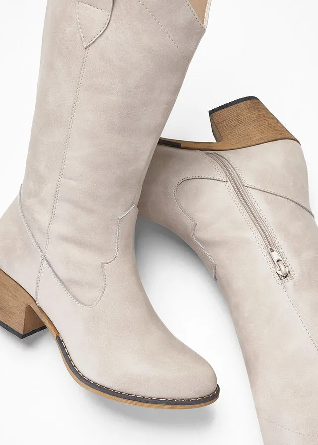 Botas cowboy Marrón grisáceo