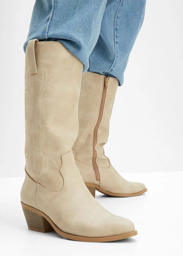 Botas de vaquero camello