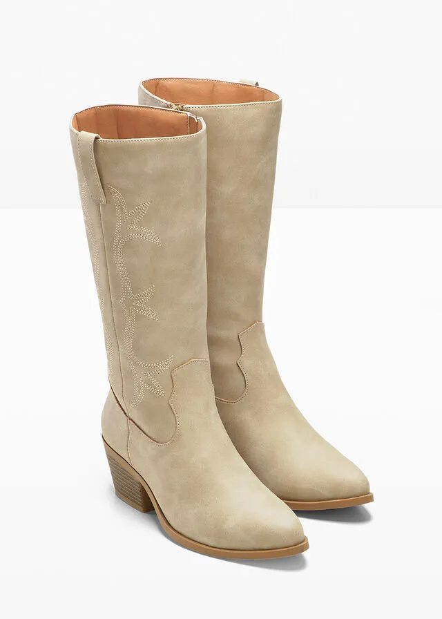 Botas de vaquero camello