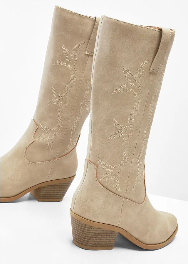 Botas de vaquero camello