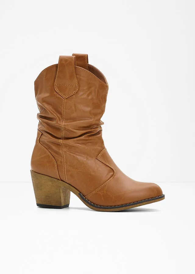 Botas estilo cowboy Camel