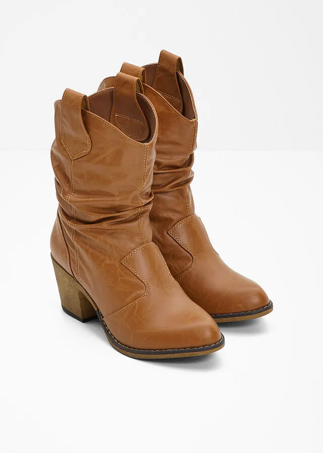 Botas estilo cowboy Camel