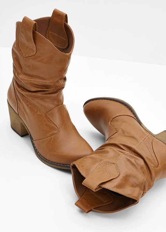 Botas estilo cowboy Camel