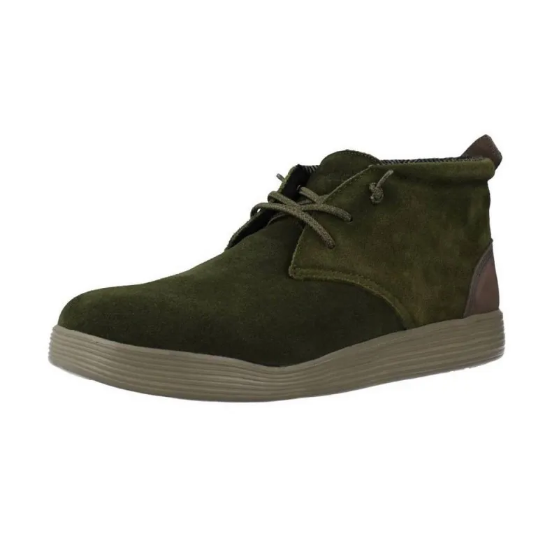 Botas Hey Dude Jo Suede Hombre Kaki