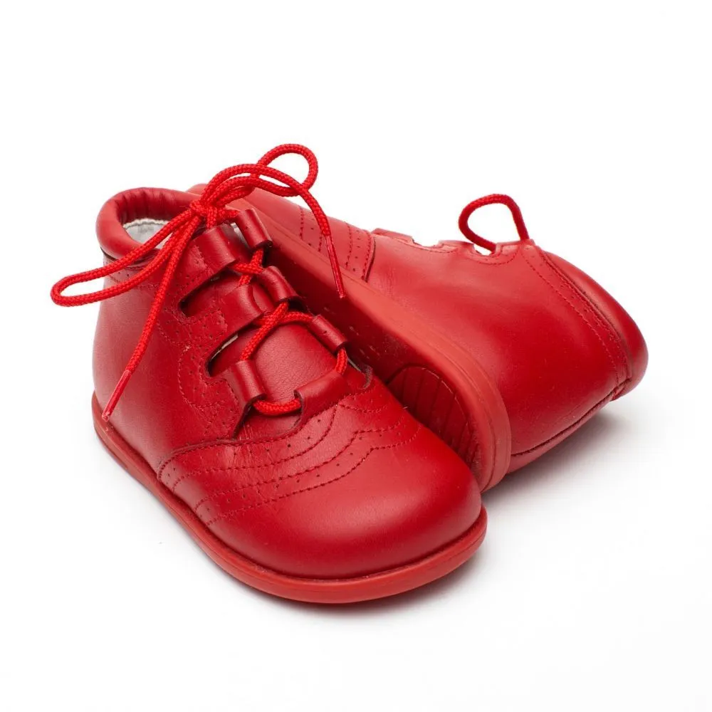 Botas Inglesa Roja Primeros Pasos