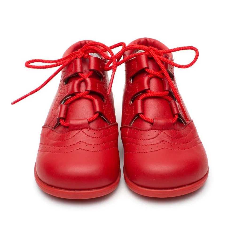Botas Inglesa Roja Primeros Pasos