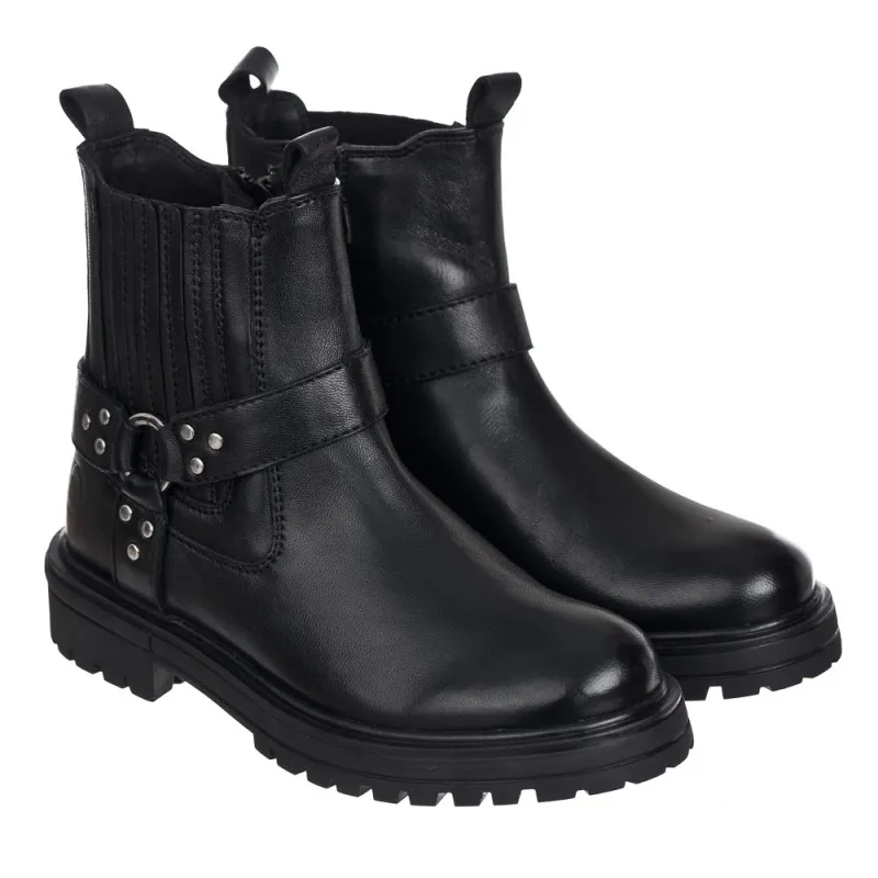 BOTIN CON ELASTICO  PIEL