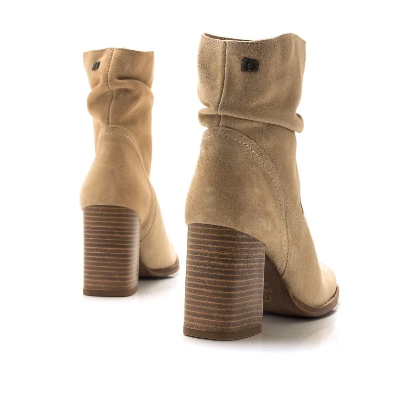 Botines Casual de Mujer MTNG VIOLETTE Beige 55810
