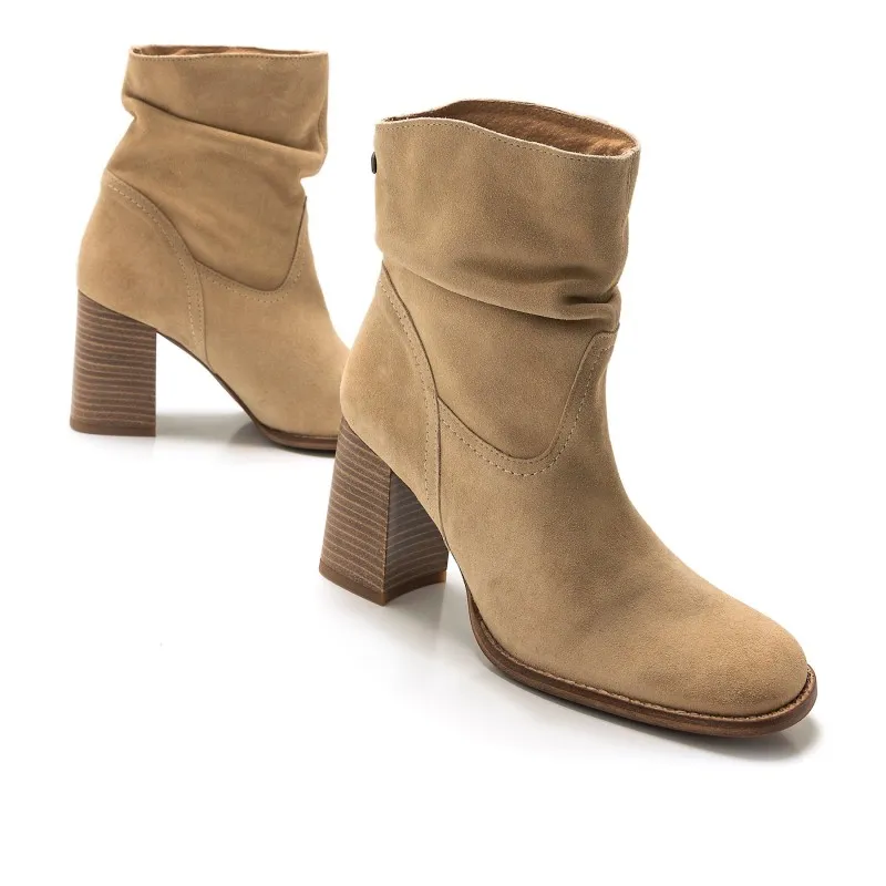 Botines Casual de Mujer MTNG VIOLETTE Beige 55810