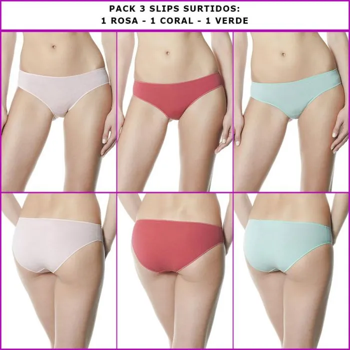 Braga Pompea Essential Cotton (Pack 3 uds.)